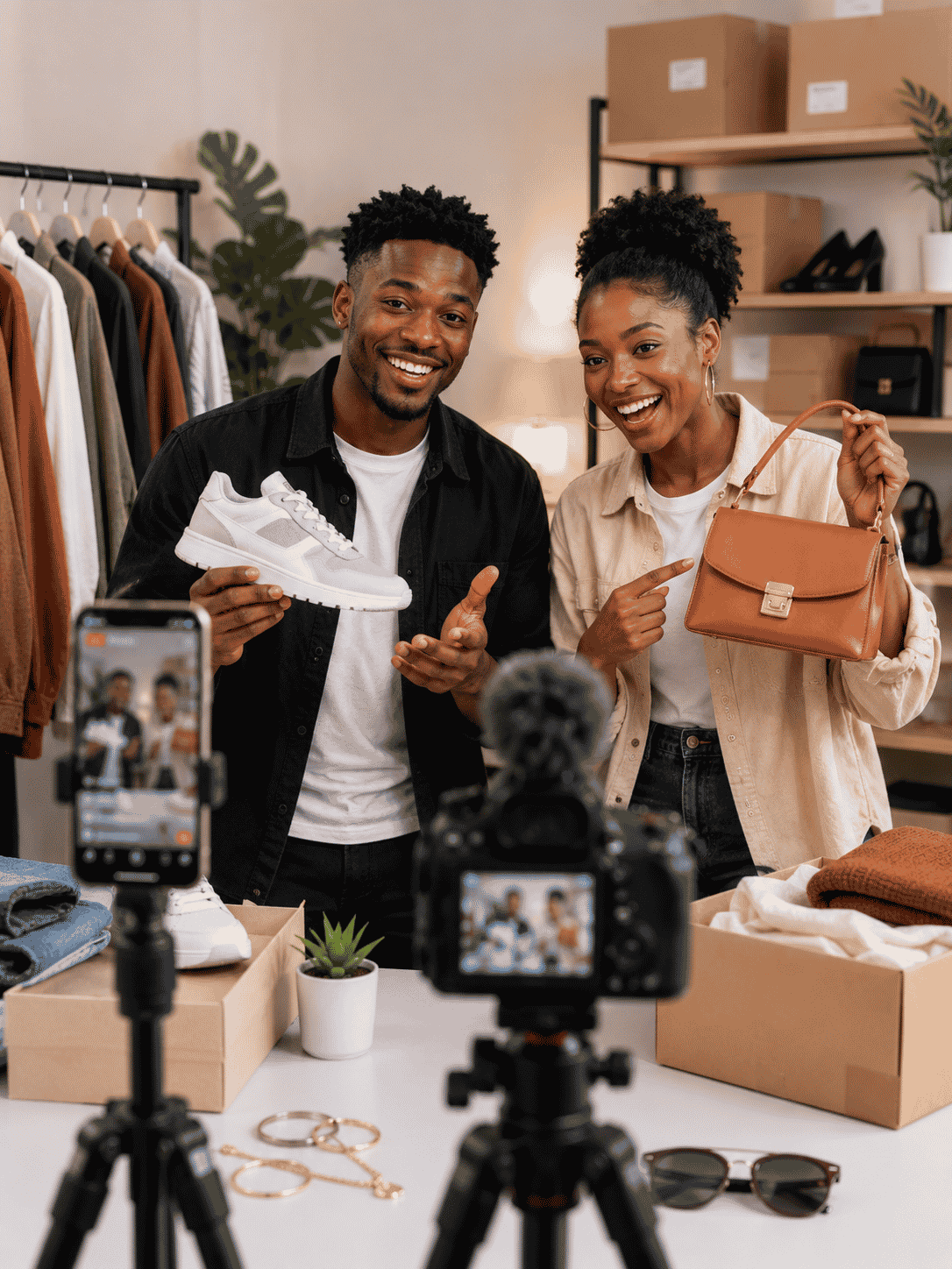 Live shopping presentation